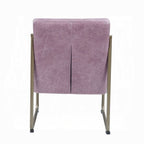 Wisteria Top-Grain Leather Accent Chair – Modern Channel-Tufted Design