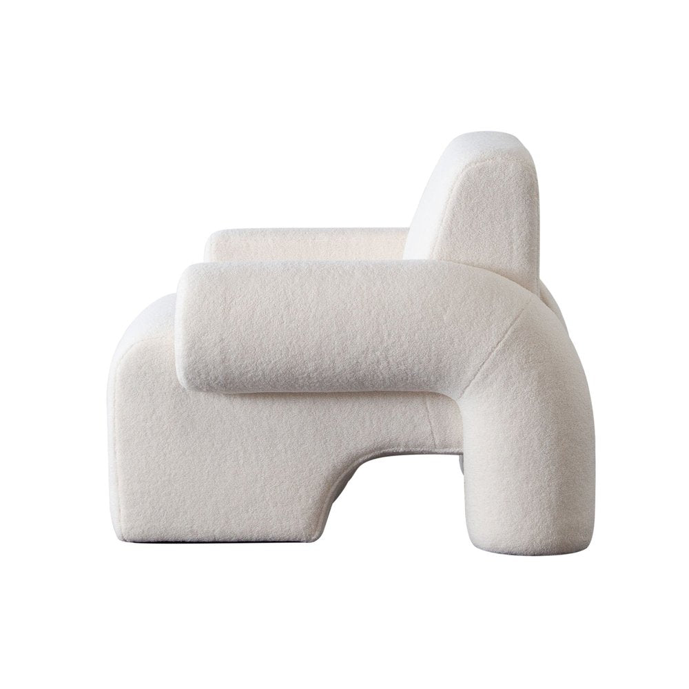 Noa Ivory Sherpa Chair