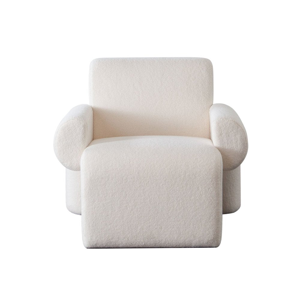 Noa Ivory Sherpa Chair