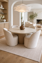 🔥 LUXURY MODERN ROUND DINING SET 🔥