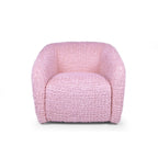 Pink Swivel Accent Chair