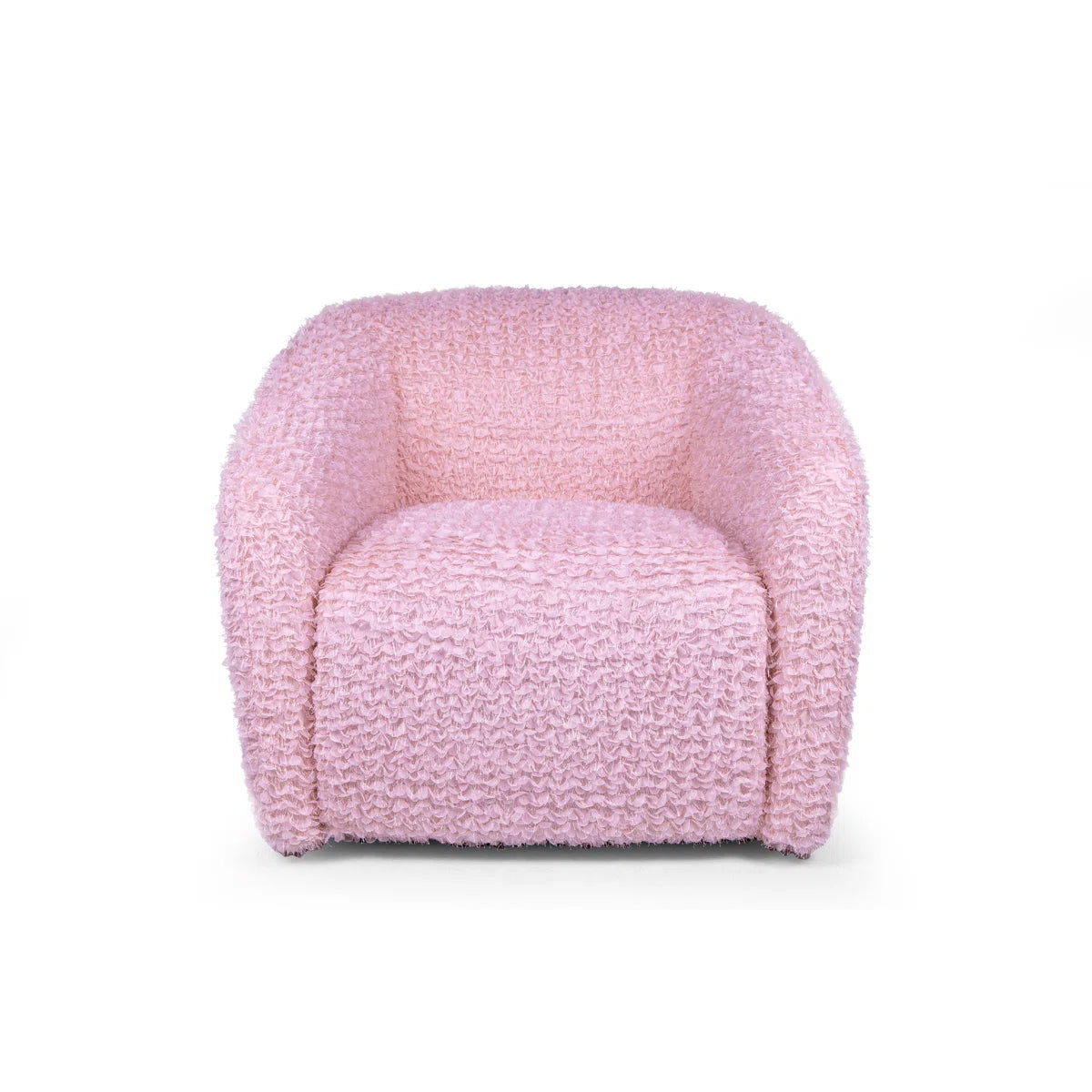 Pink Swivel Accent Chair