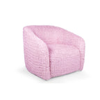 Pink Swivel Accent Chair