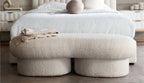 Wave Bouclé Bench