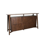 Modern Walnut Luxe Sideboard