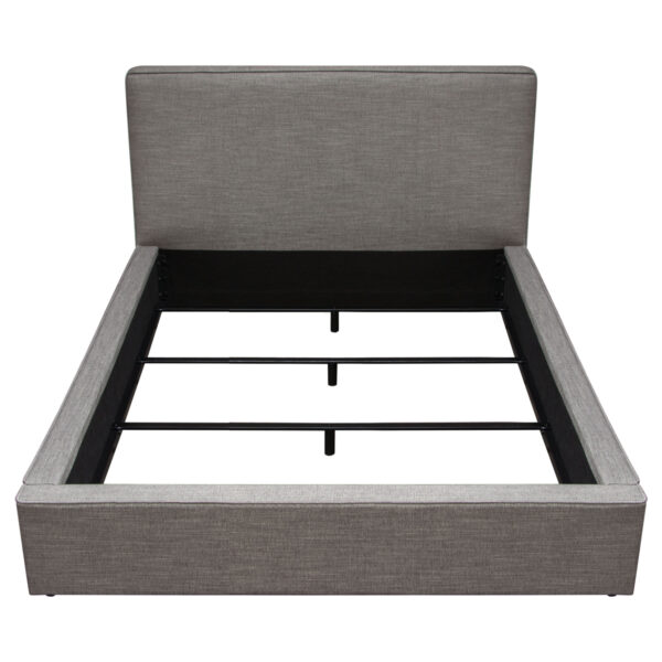 Moderna Upholstered Platform Bed Frame