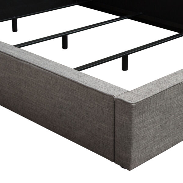 Moderna Upholstered Platform Bed Frame - Image 9