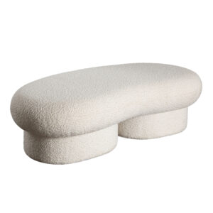 Wave Bouclé Bench