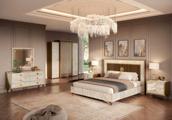 Elysian Elegance: Italian Luxury Bedroom Set - Image 3