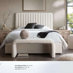 Brooke Boucle Bedroom Set