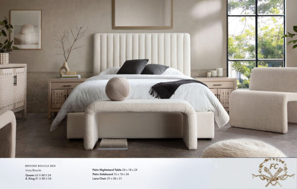 Brooke Boucle Bedroom Set