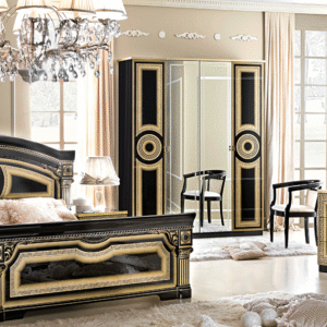 Aida Black and White Italian Bedroom