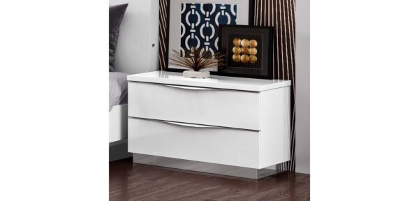 Onda LEGNO White Italian Bedroom Set - Image 2