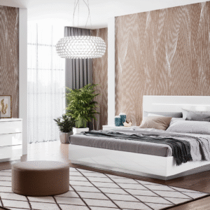 Onda LEGNO White Italian Bedroom Set