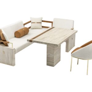 Fossil Stone Luxe Dining Set