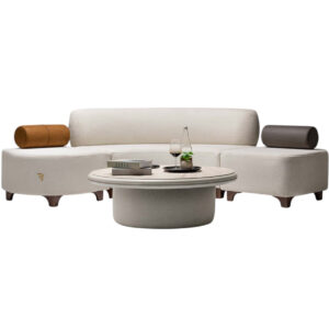 Perla 2-Piece Modern Luxury Living Room Set