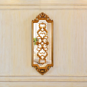 ✨ Ornate Gold Arch Accent Mirror – Timeless Luxury Statement ✨