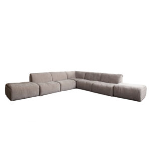 Leigh 7-Piece Modular Sectional – Dove Fabric