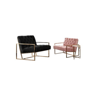 Luxe Tufted Accent Chair