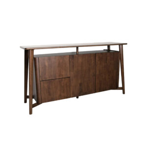 Modern Walnut Luxe Sideboard